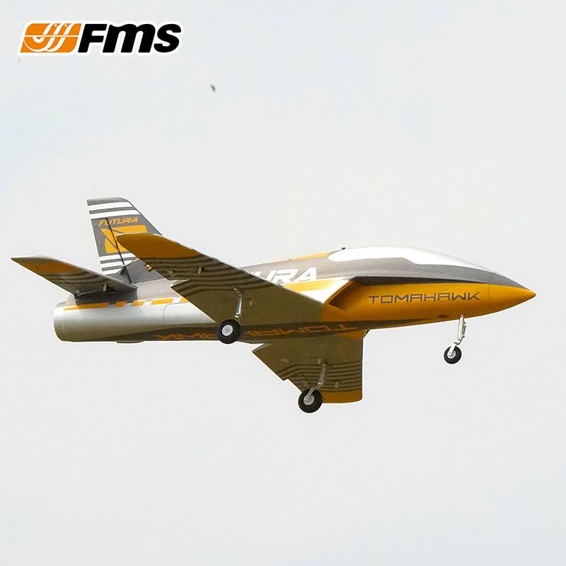 FMS Rc Jets Futura 64MM EDF Sport Jet Green rc Airplanes for Adults for Trainers EDF for Beginners 6 Channel Remote Control Planes PNP(NO Transmitter Batteries and Charger)