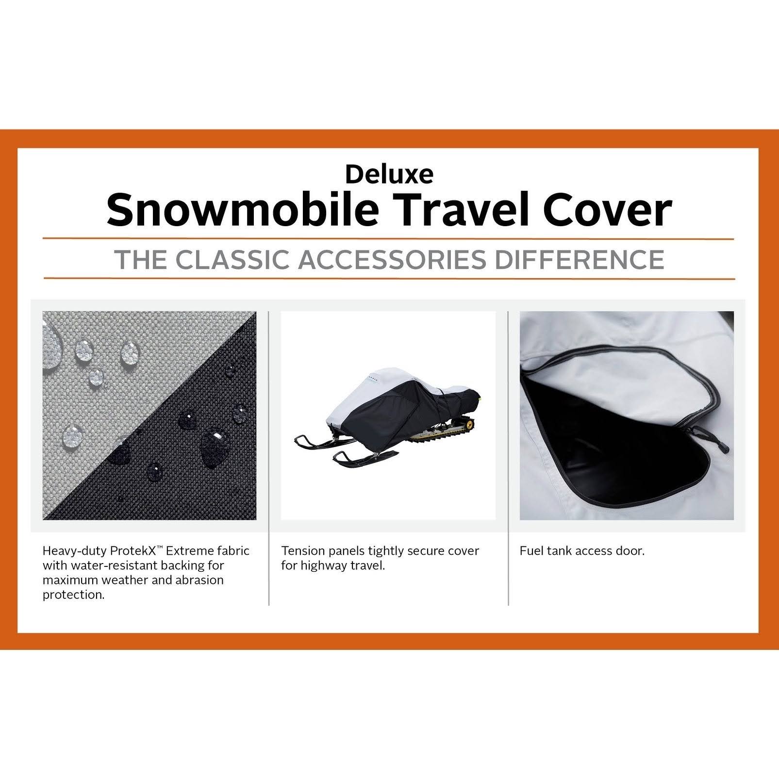 Classic Accessories 71837 Deluxe Snowmobile Travel COVER, Large
