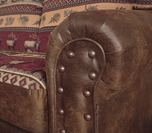 American Furniture Classics Deer Valley Lodge Sofa, Large, Tapestry