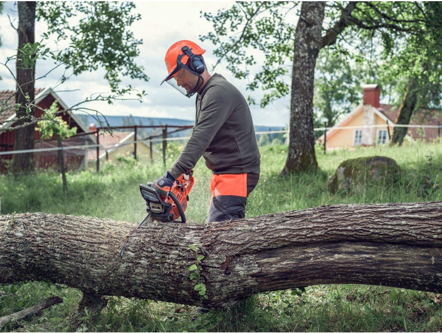 Husqvarna 135 Mark II Gas Chainsaw, Orange