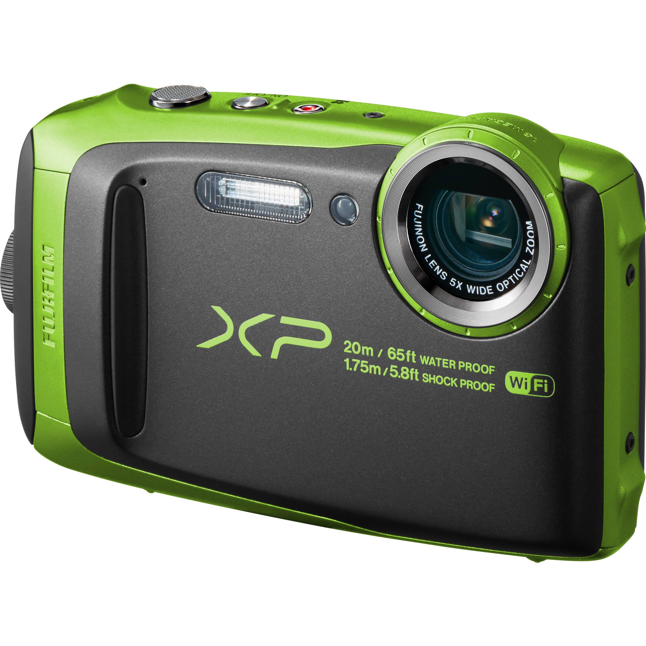 Fujifilm FinePix Xp120 Digital Camera (Lime)