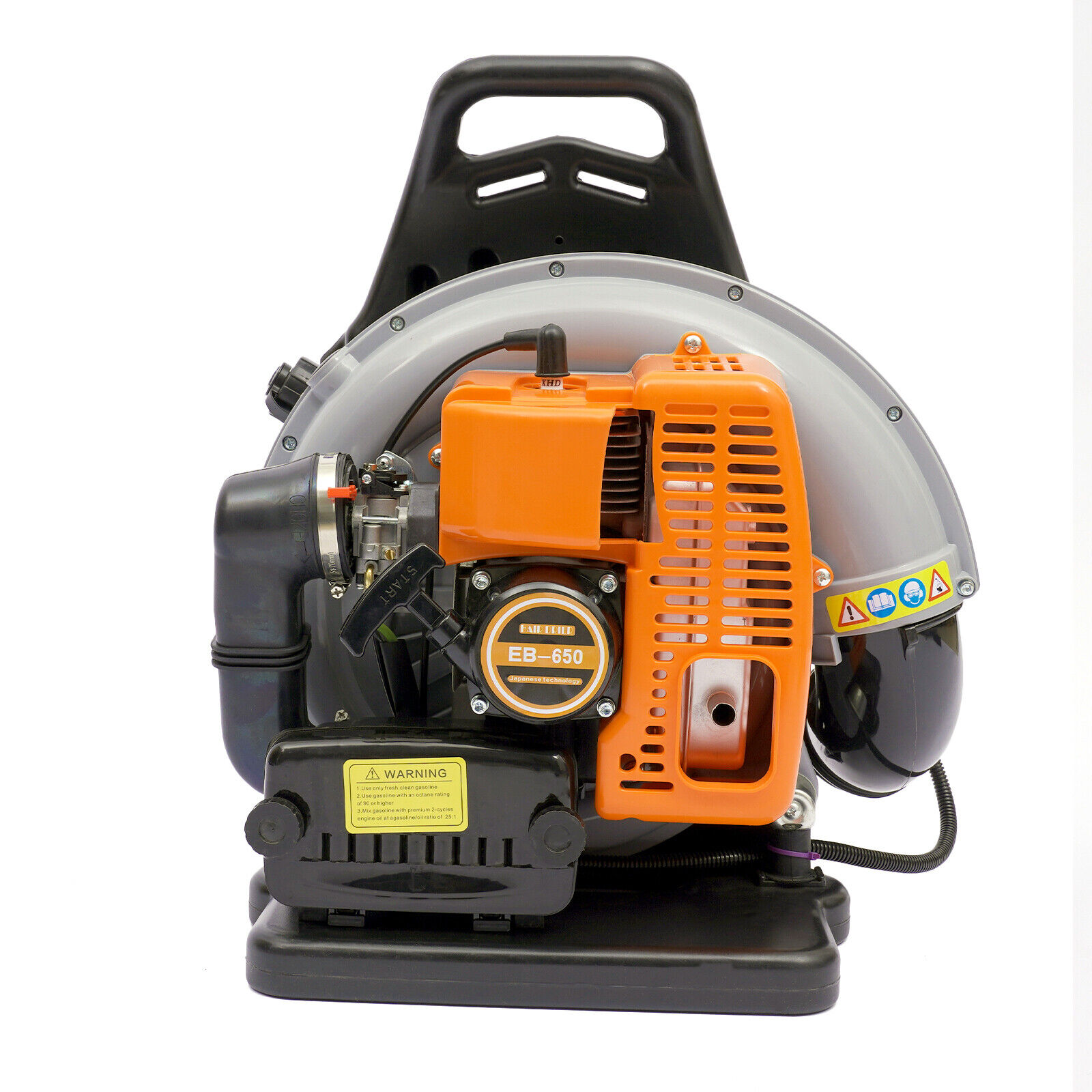 65CC 3.6HP Backpack Leaf Blower,2-Cycle Portable Backpack Blower Gas Powered, 635-CFM, Powerful Clearing Performance & Ergonomic Harness System, Air Blower for Garden Snow Dirt Debris
