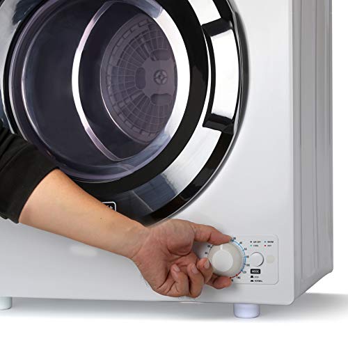 BLACK+DECKER BCED26 Compact Dryer for Standard Wall Outlet, Small, Modes, Load Volume