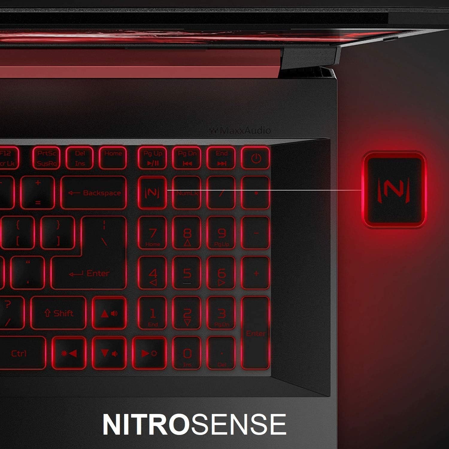 Acer Nitro 5 Gaming Laptop, 9th Gen Intel Core i5-9300H, NVIDIA GeForce GTX 1650, 15.6" Full HD IPS Display, WiFi 6, Waves MaxxAudio, Backlit Keyboard (16GB RAM/512GB PCIe SSD)