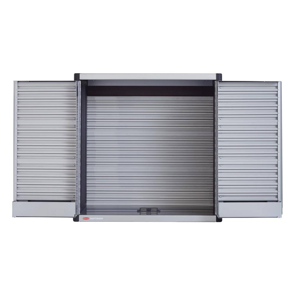 Rubbermaid FastTrack 5 Piece 24 inch Garage Tool Cabinet Kit Rail Storage System