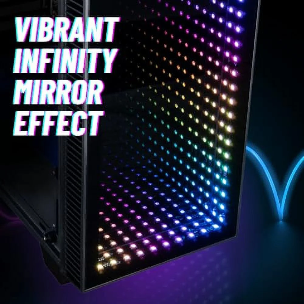 Empowered PC Continuum Micro Gaming Desktop - RTX 4070 Ti 12GB (> 3090), Intel 20-Core i7-14700KF (~ i9-13900K), 32GB RAM, 512GB NVMe + 2TB HDD, WiFi 6, Windows 11 - Liquid Cooled RGB Gamer Computer