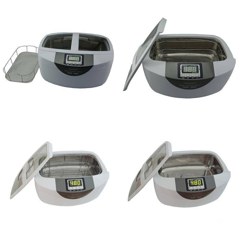 Isonic P4820-WSB Commercial Ultrasonic Cleaner, 2.6Qt/2.5L, White Color, Stainless Steel