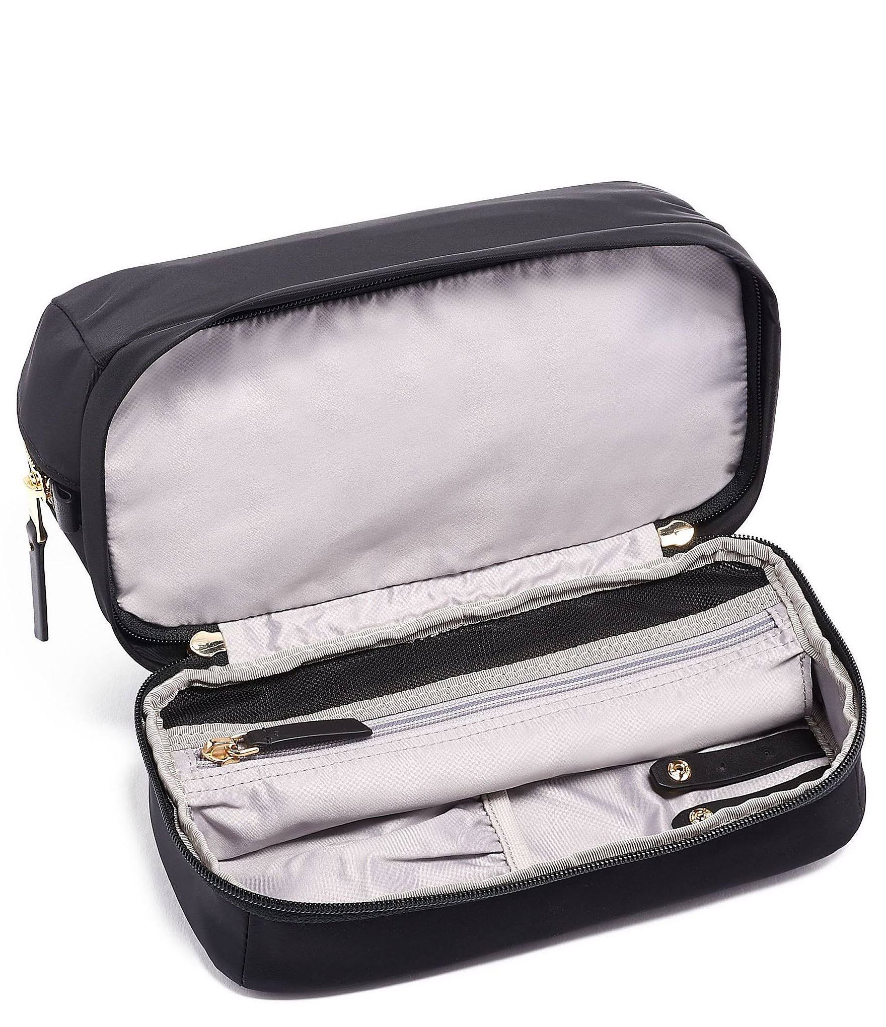 Tumi Voyageur Black Selma Cosmetic Case