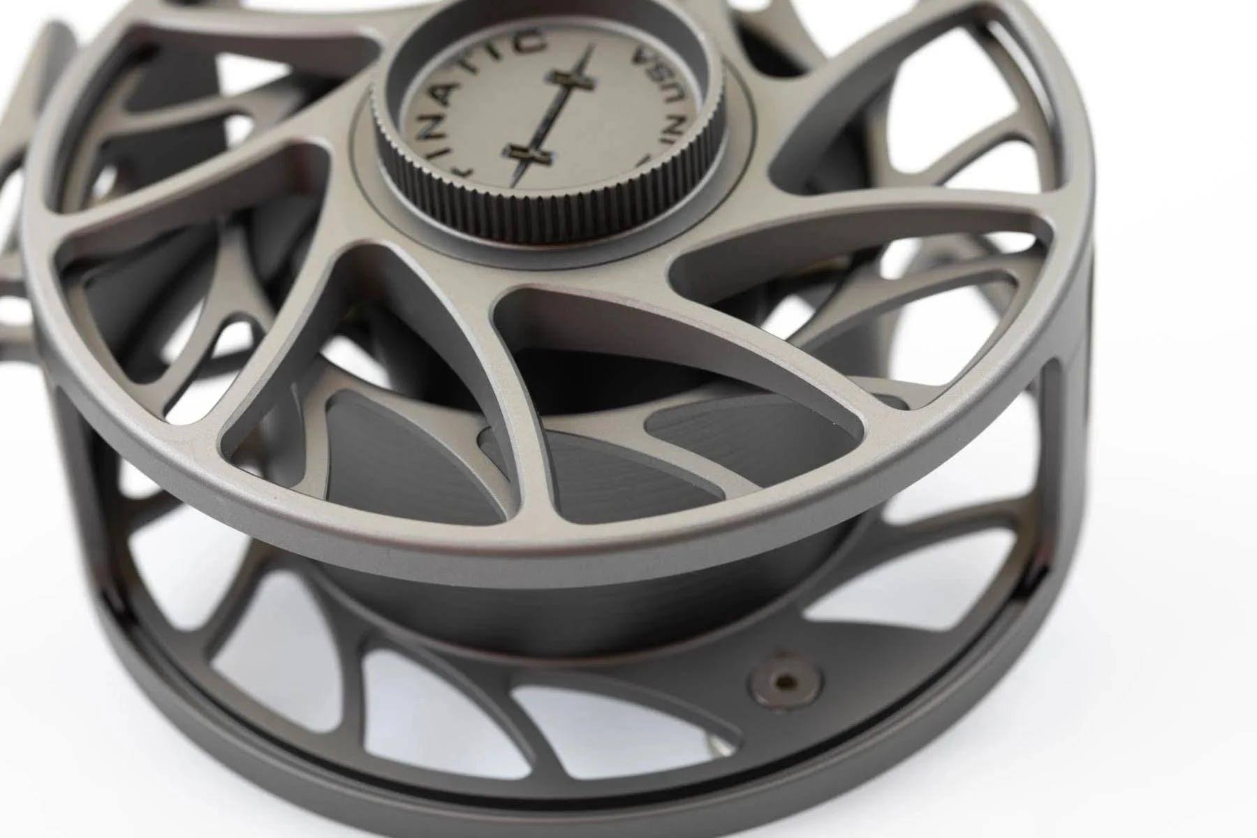Hatch 11 Plus Gen 2 Finatic Fly Reel - Large Arbor - Gray/Black