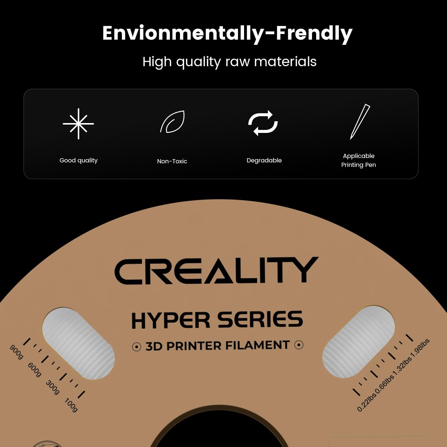 Creality Official Ender 3 V3 KE 3D Printer 500mm/s High-Speed Printing Self-Test Dual Z-axis Double Linear Shafts on Y-axis Superior Hotend Double Fans Cooling with Creality Hyper 3D Printer PLA White