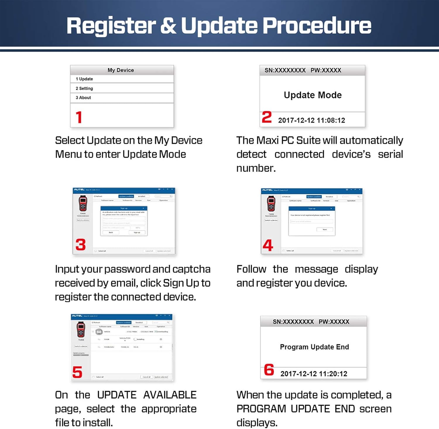 Autel TPMS Relearn Tool TS408, 2022 Upgraded Version of Autel TS401, TPMS Reset, Sensor Activation, Program, Key Fob Testing, with Lifetime Update