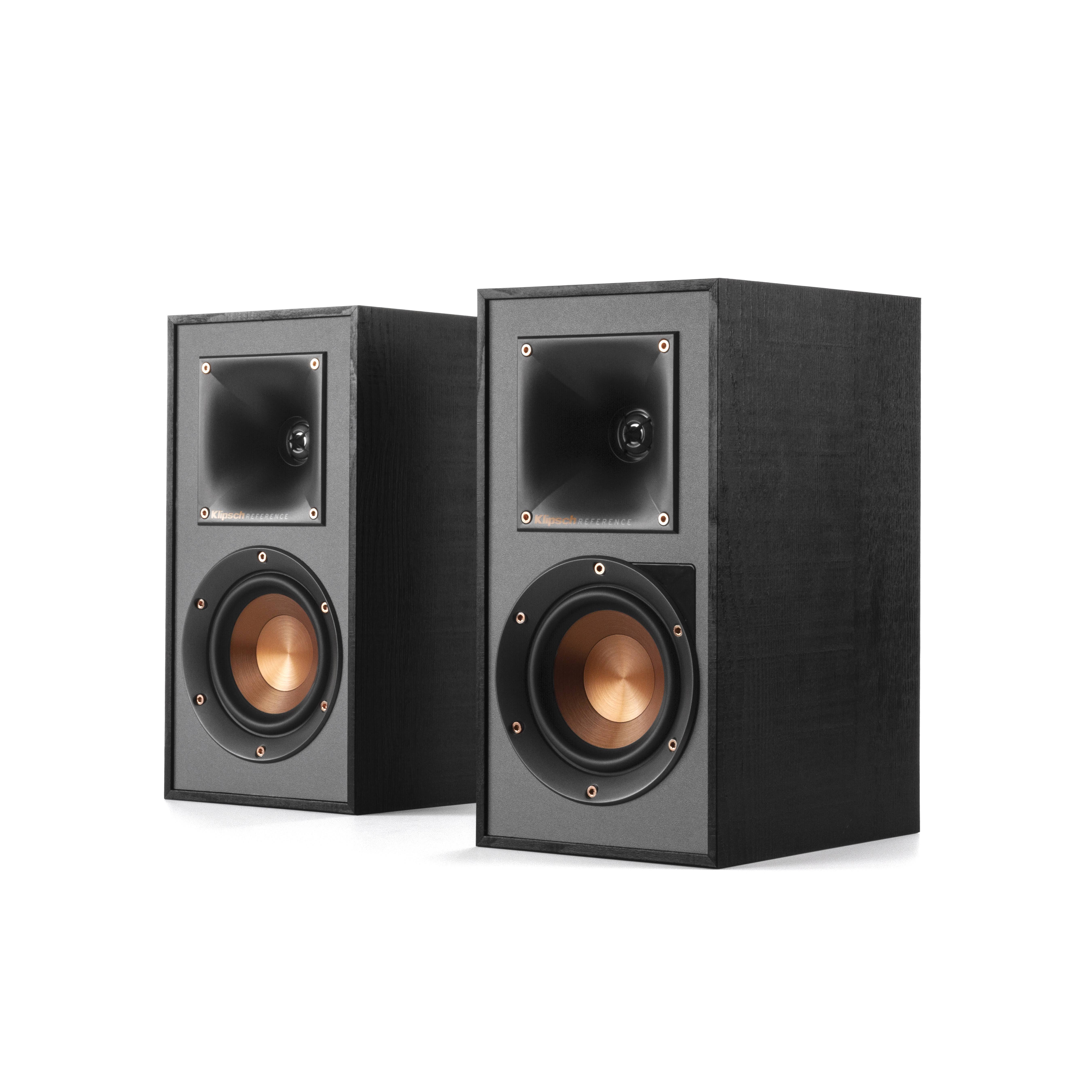 Klipsch R-41PM Powered Wireless Bookshelf Speaker - Pair - Black