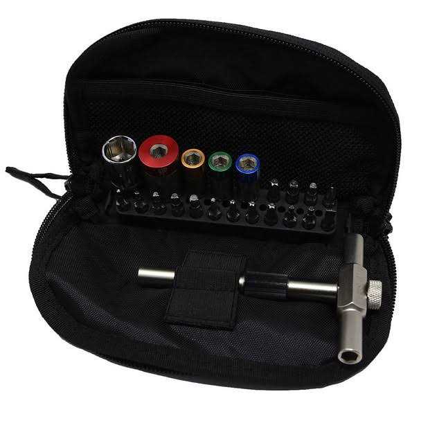 Fix It Sticks Four Miniature Torque Limiter Kit with T-Way Wrench and Deluxe Case