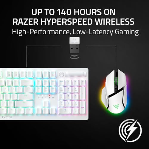 Razer Basilisk V3 Pro 35K Wireless Gaming Mouse: HyperScroll Tilt Wheel - 35K DPI Optical Sensor Gen 2-13 Customizable Controls - Chroma RGB - Optical Switches Gen 3 - Up to 140 Hr Battery - Black