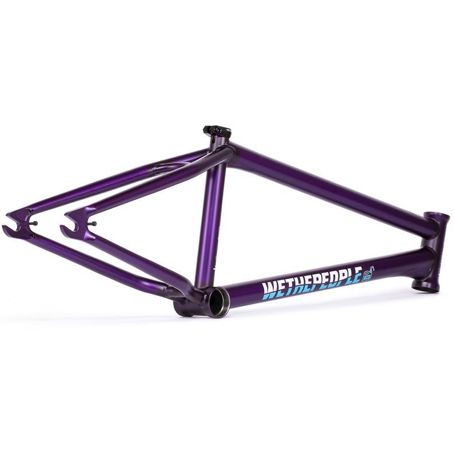 We The People Doomsayer BMX Frame - 20.5x22 TT Matt Translucent Purple