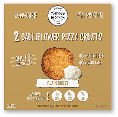 Califlour Foods Pizza Crusts, Cauliflower, Plain - 9.75 oz