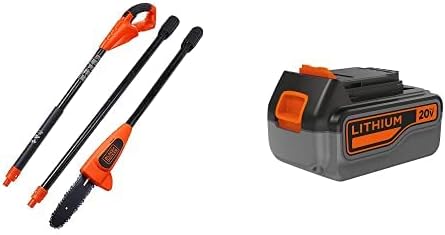 BLACK+DECKER 20V Max Pole Saw, 8-Inch, Cordless (LPP120)