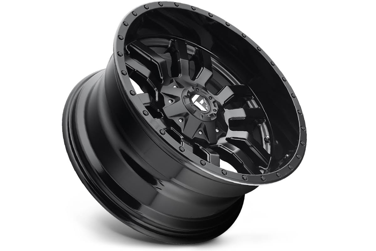 Fuel Sledge D596 17x9 Matte Gloss Black 6x135 -12 Offset