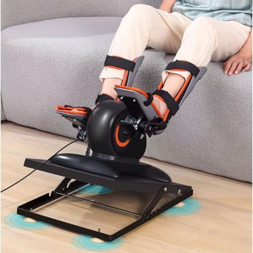 Exercise Bike Under Desk Bike Pedal Exerciser with Electronic Display for Legs and Arms Workout , Fully Assembled Electric Exercise Pedaler Rehabilitation Training Equipment for the Elderly Under Desk