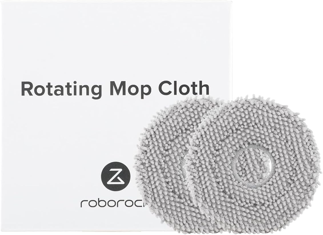 roborock Qrevo Plus Robot Vacuum and Mop 4 Pack Microfiber Mop Cloths