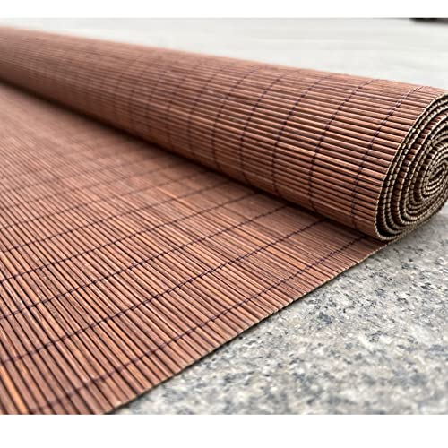 Apartment Balcony Privacy Screen Wood Fence Outdoor Wallworks Design Bamboo Wall Panel for Living Room Decorative Ceiling 1.5M 2M 3M Long (Size : 70cmx800cm(2.3ftx26.2ft))
