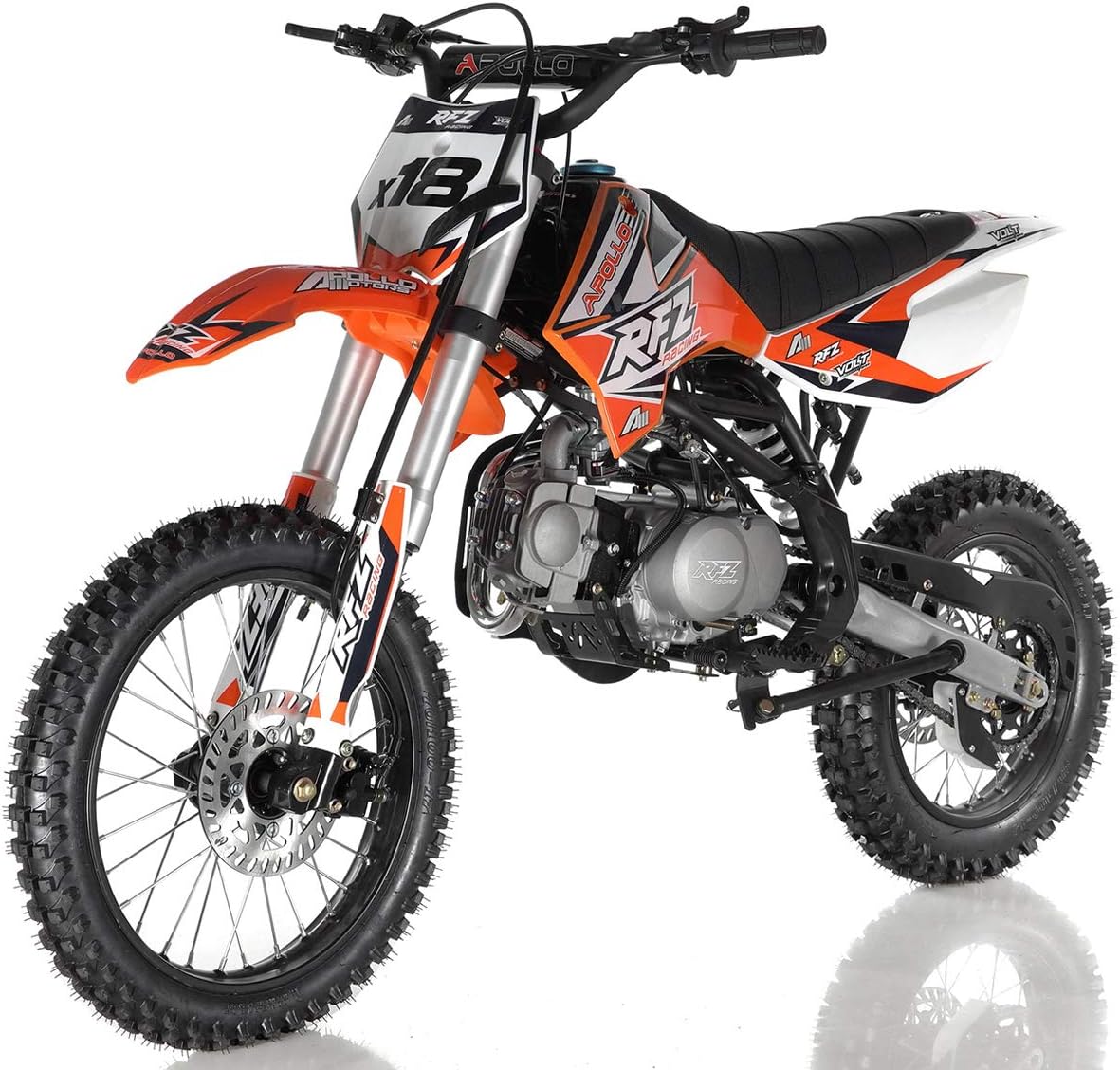 OPA 125cc Dirt Bike Pit Bike Adults Dirtbikes Pitbikes 125 Dirt Pit Bike,Orange