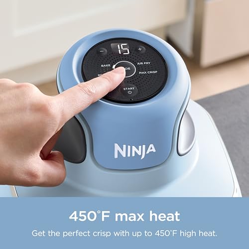 Ninja Crispi Air Fryer, Microwave, Freezer & Dishwasher Safe, Non Toxic Glass Portable Cooking System, 4 QT & 6 Cup Glass Containers with Storage Lids, Easy Meals, Air Fry, Bake, Green, FN101SG