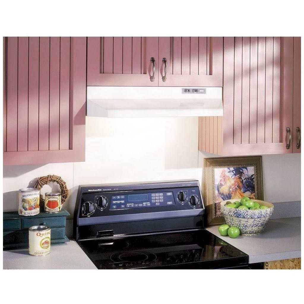 Broan 423001 30-Inch Under-Cabinet Range Hood, White