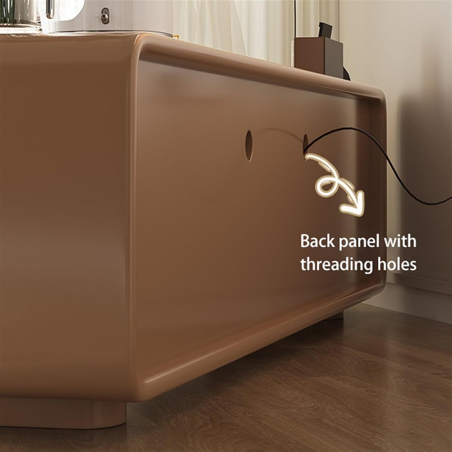 TV Stand Cabinet 4pcs Arched Door Design TV Cabinet Floor Living Room Simple Small Apartment Storage Cabinet TV Cabinet TV Console