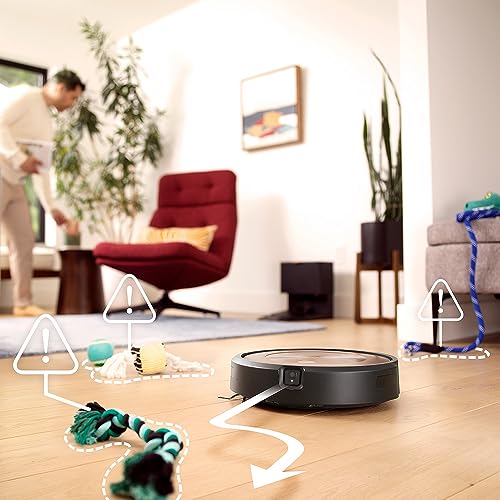 iRobot Roomba j9+ (J955020) Self-Emptying Robot Vacuum Unit – Powerful Suction, Wi-Fi Connected, Smart Mapping + Authentic Sidebrush and Filter + Mr. Vac and Mrs. Sew Clean Start with Roomba Video