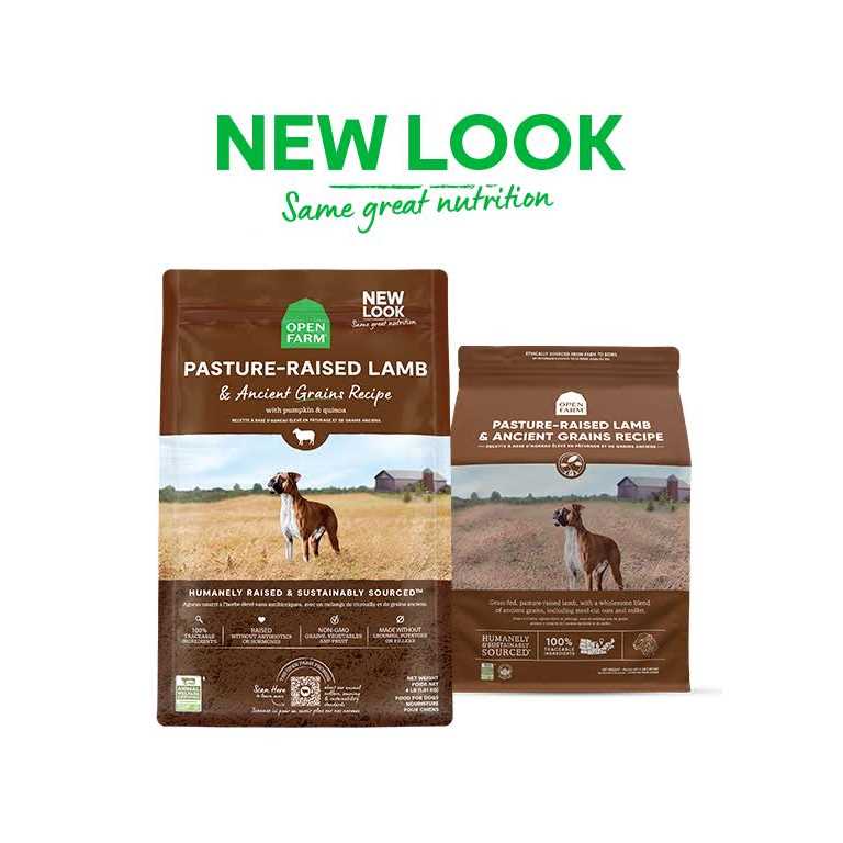 Open Farm Pasture Raised Lamb Ancient Grains Dry Dog Food - Pet Supplies online store