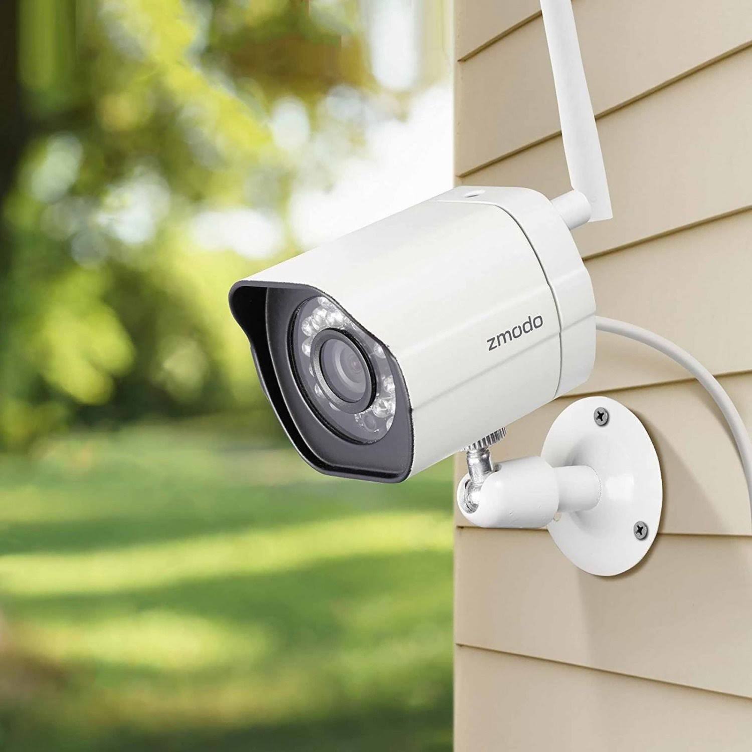 Zmodo 720p HD Outdoor Home Wifi Security Surveillance Video Cameras System - 2 pack
