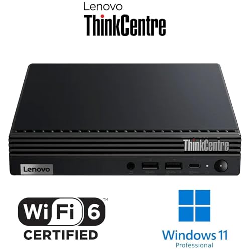 Lenovo ThinkCentre M70q Gen 4 MFF Tiny 1L Mini PC Business Desktop Computer, 13th Gen Intel 16-Core i7-13700T up to 4.9GHz, 32GB DDR4 RAM, 2TB PCIe SSD, WiFi 6, RJ45, HDMI, Windows 11 Pro, venthear