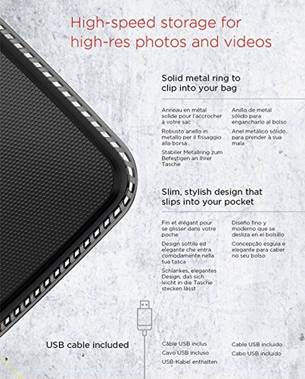 SanDisk Extreme 500 500GB Portable SSD SDSSDEXT-500G-G25
