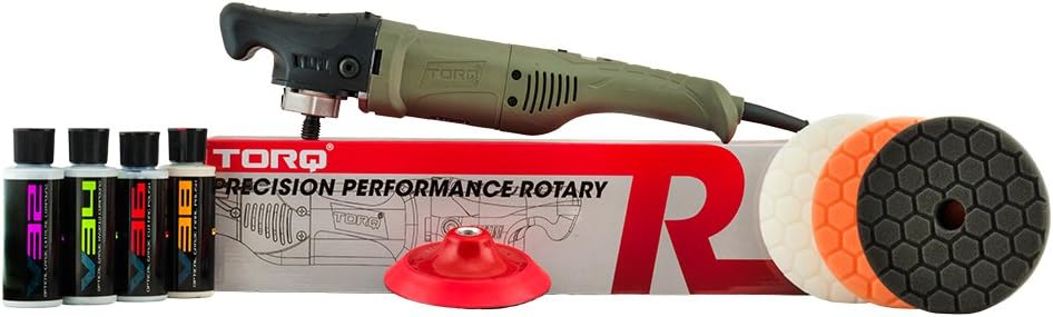 Torq Chemical Guys R Precision Power Rotary Polisher Kit - 9 Items