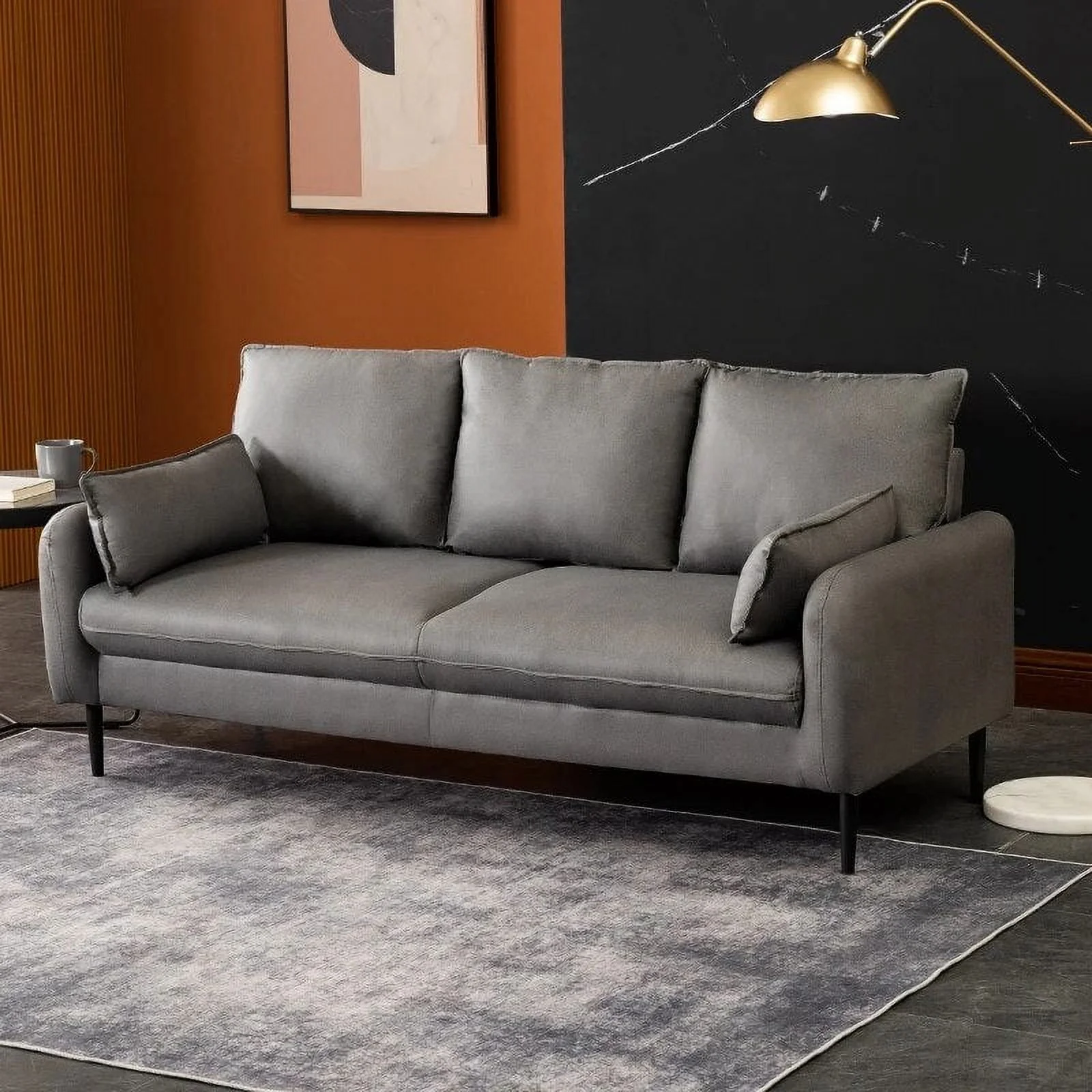 Nordic Chairs Sofa Couch Lounge Bedroom Sofa Lazy Modern Sofas Modernos Para Sala Furniture Living Room Sofa Set LQQ30XP