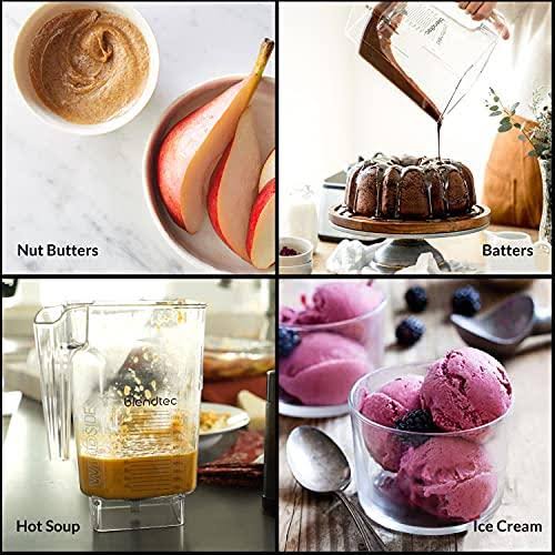 Blendtec Total Classic Original Blender 10 Speed, WildSide+ Jar u0026 Twister Black
