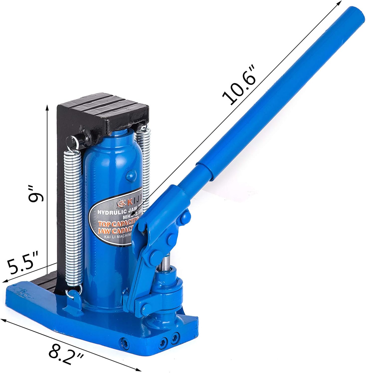 Mophorn Toe Jack Lift Hydraulic Machine Toe Jack Lift Air Hydraulic Toe Jack Proprietary Heat-Treated Steel (10-20Ton Yellow)