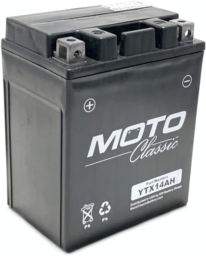 Moto Classic YTX20CH Maintenance Free Sealed AGM 270CCA Battery