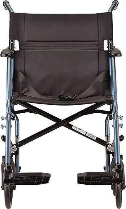 Nova Medical Lightweight Transport Wheelchair, Black 379BK
