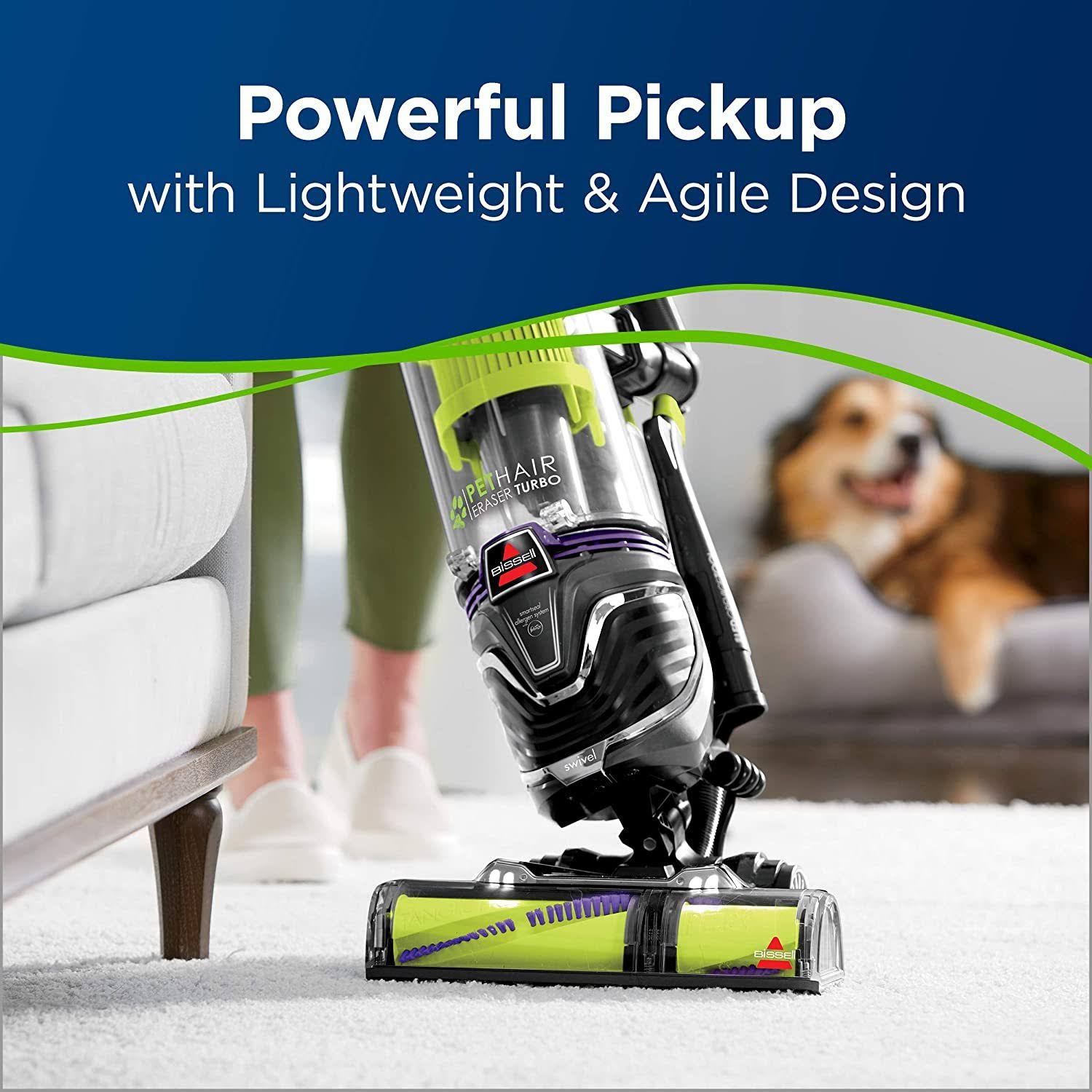 Bissell Pet Hair Eraser Turbo Plus 24619 Upright Vacuum Cleaner Purple