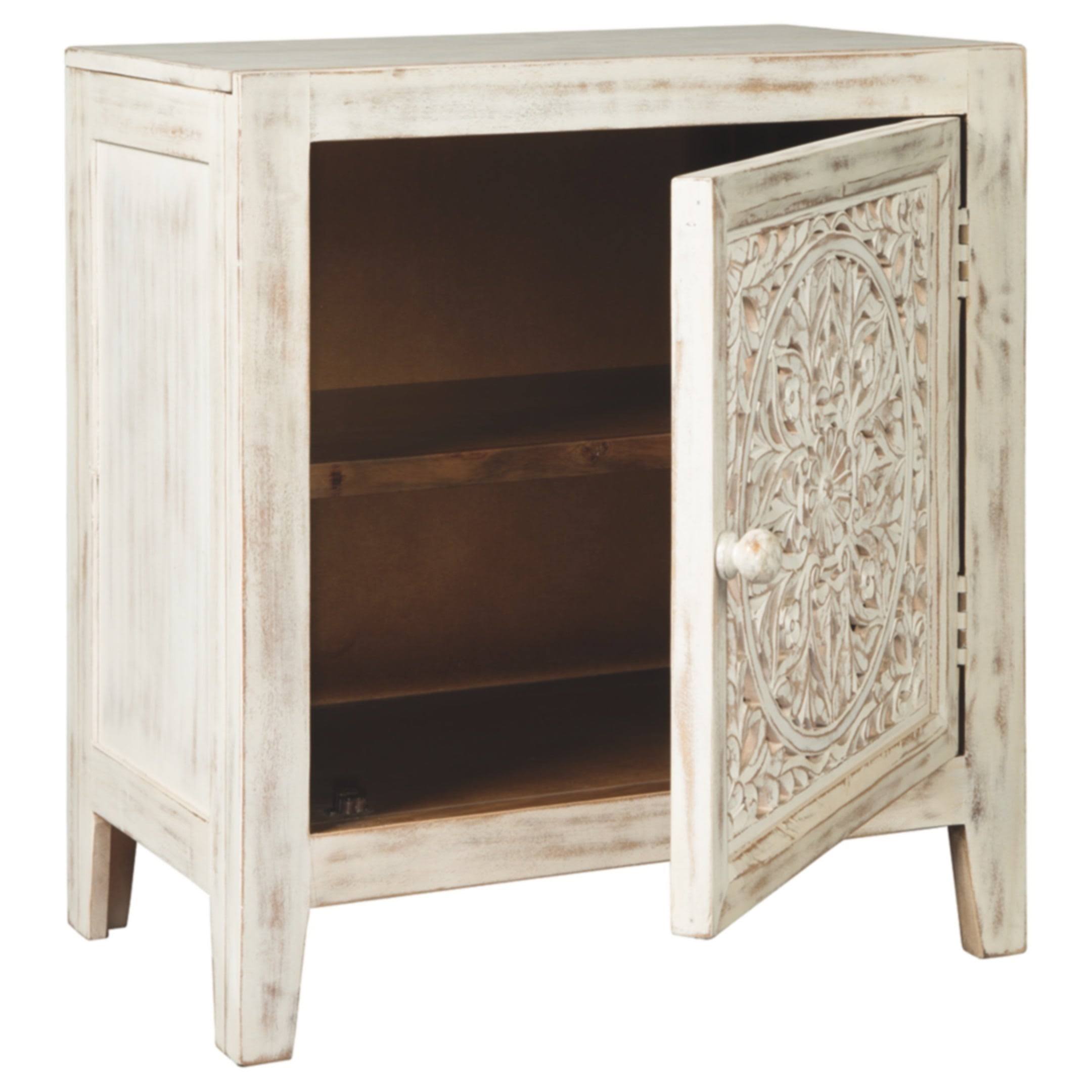Signature Design Fossil Ridge White Accent Cabinet by Ashley