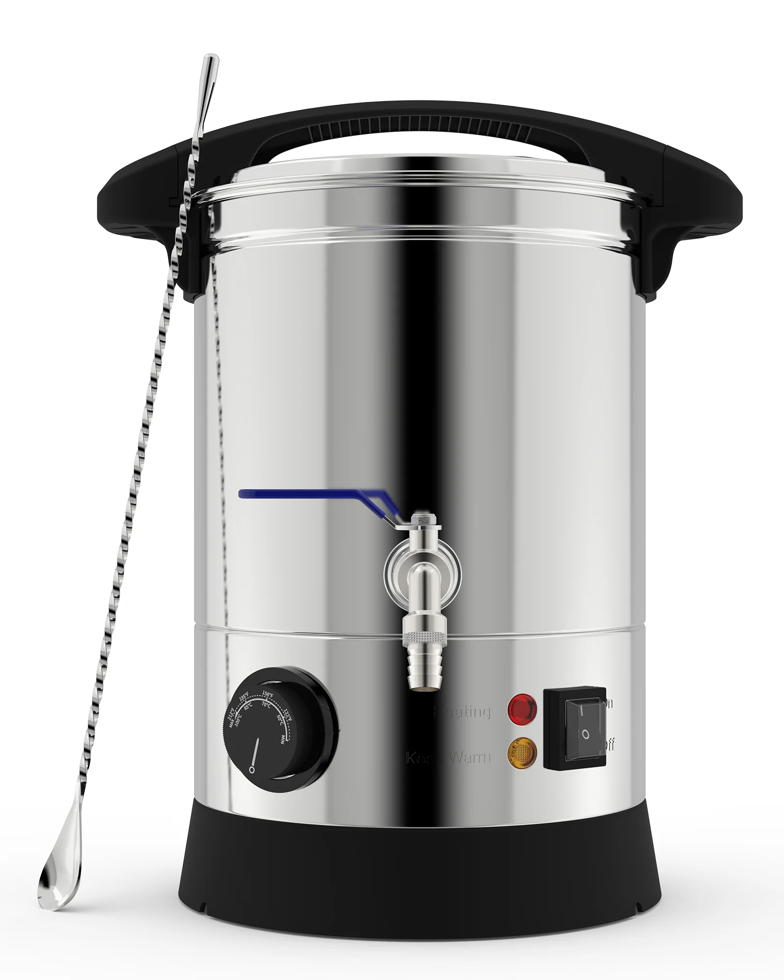 Goldensoil Wax Melter for Candle Making, [5 Qts] Electric Wax Melter, Large Electric Candle Wax Melting Pot with Temp Control and Pour Spout for Small-Scale Commercial or Home Use