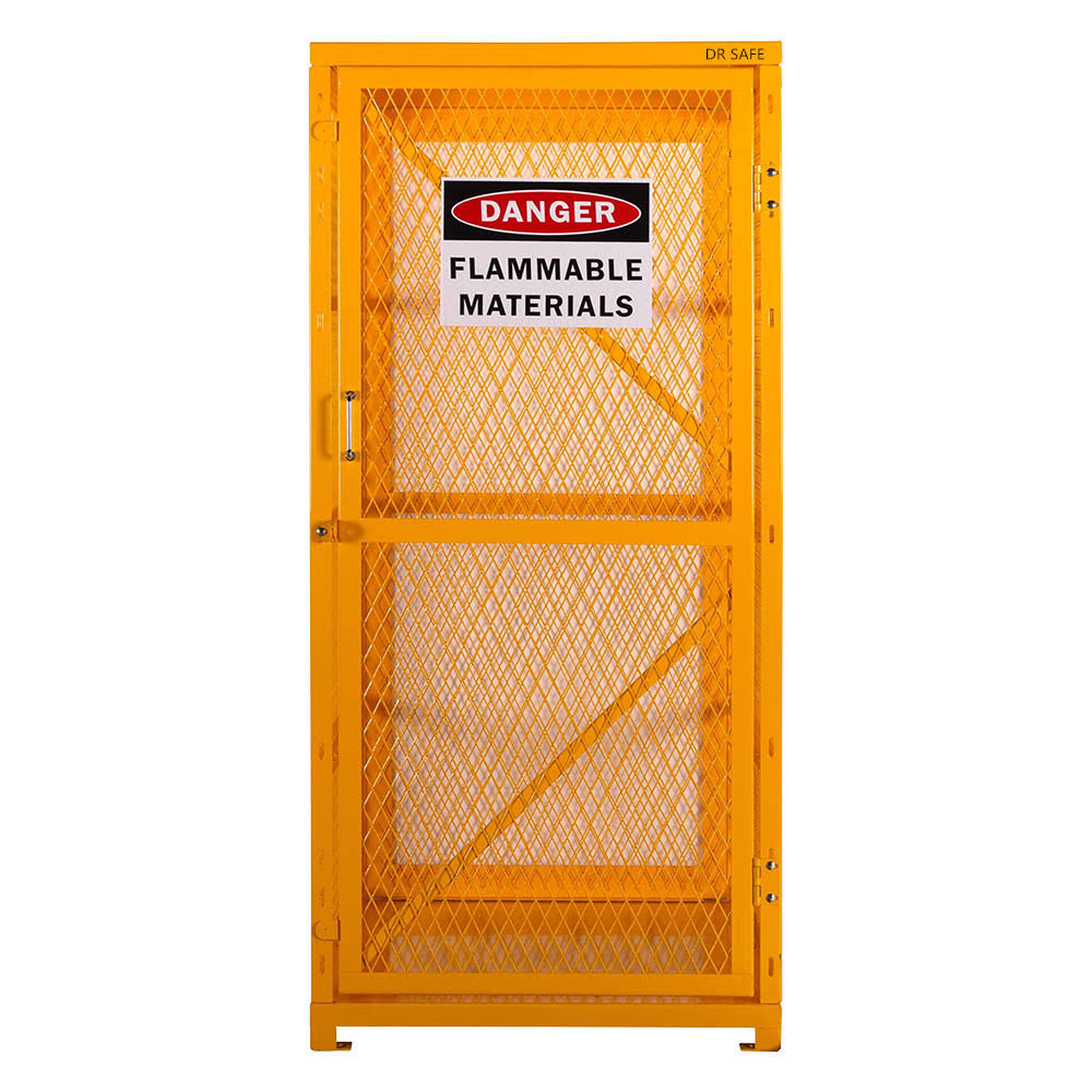 Cylinder Storage Cabinet Vertical 9 Cylinder Capacity Unassembled