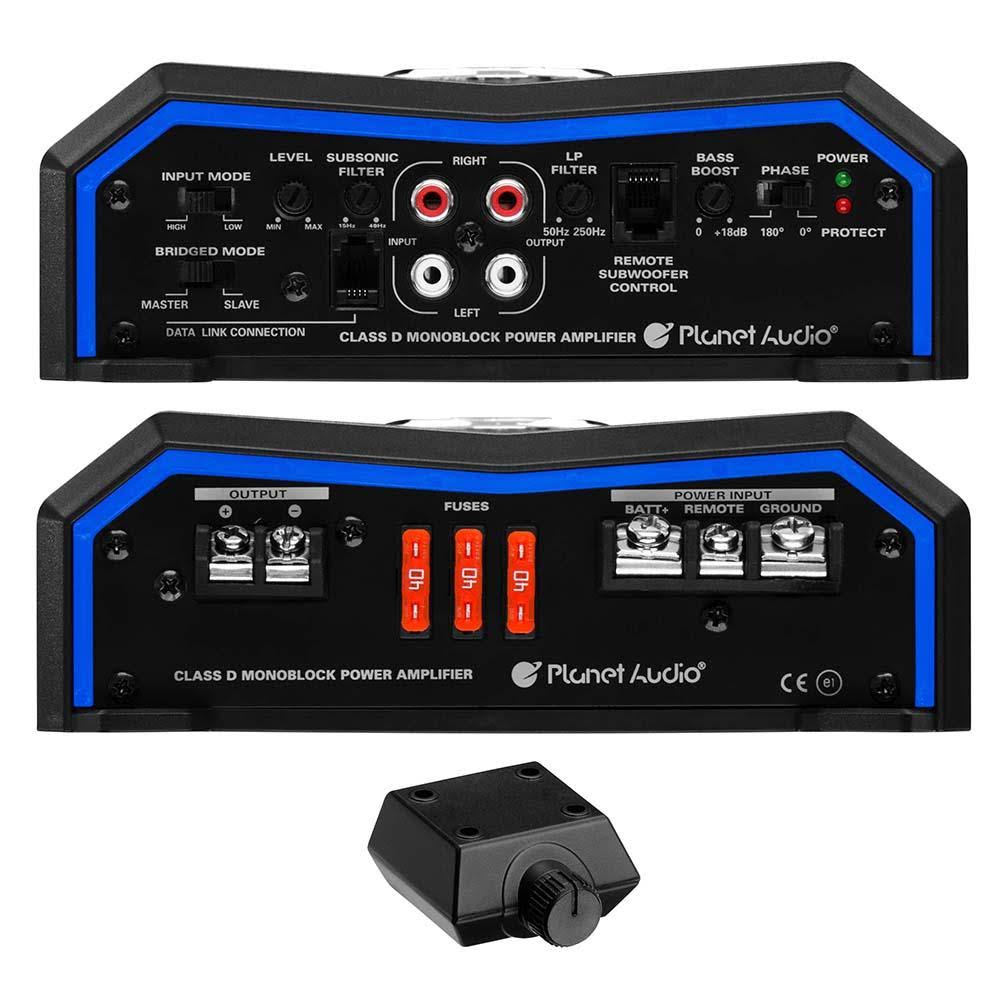 Planet Audio PL40001D Class D Monoblock Car Audio Amplifier