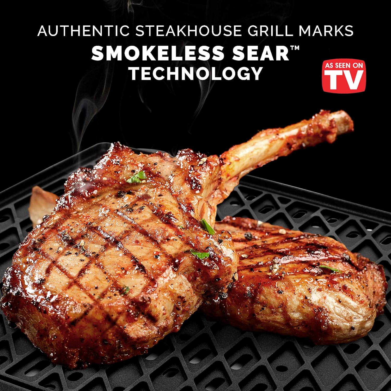 Kalorik 26 Quart Maxx Digital Air Fryer Oven Combo - Rotisserie, Grill, 1700W, Black & Stainless Steel