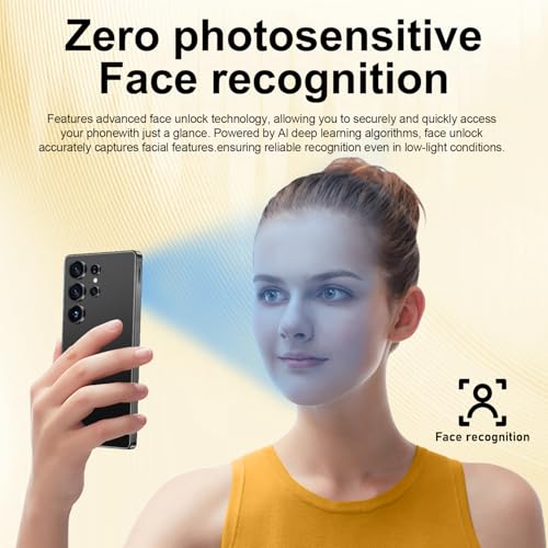 I25 Ultra Unlocked Android Phone 6.99" AMOLED 7000mAh Long-Lasting | Snapdragon 8 Gen3 | 8GB RAM+256GB | 68MP+108MP Pro Camera | Face Unlock + Stylus | Android 14 System (Blue)