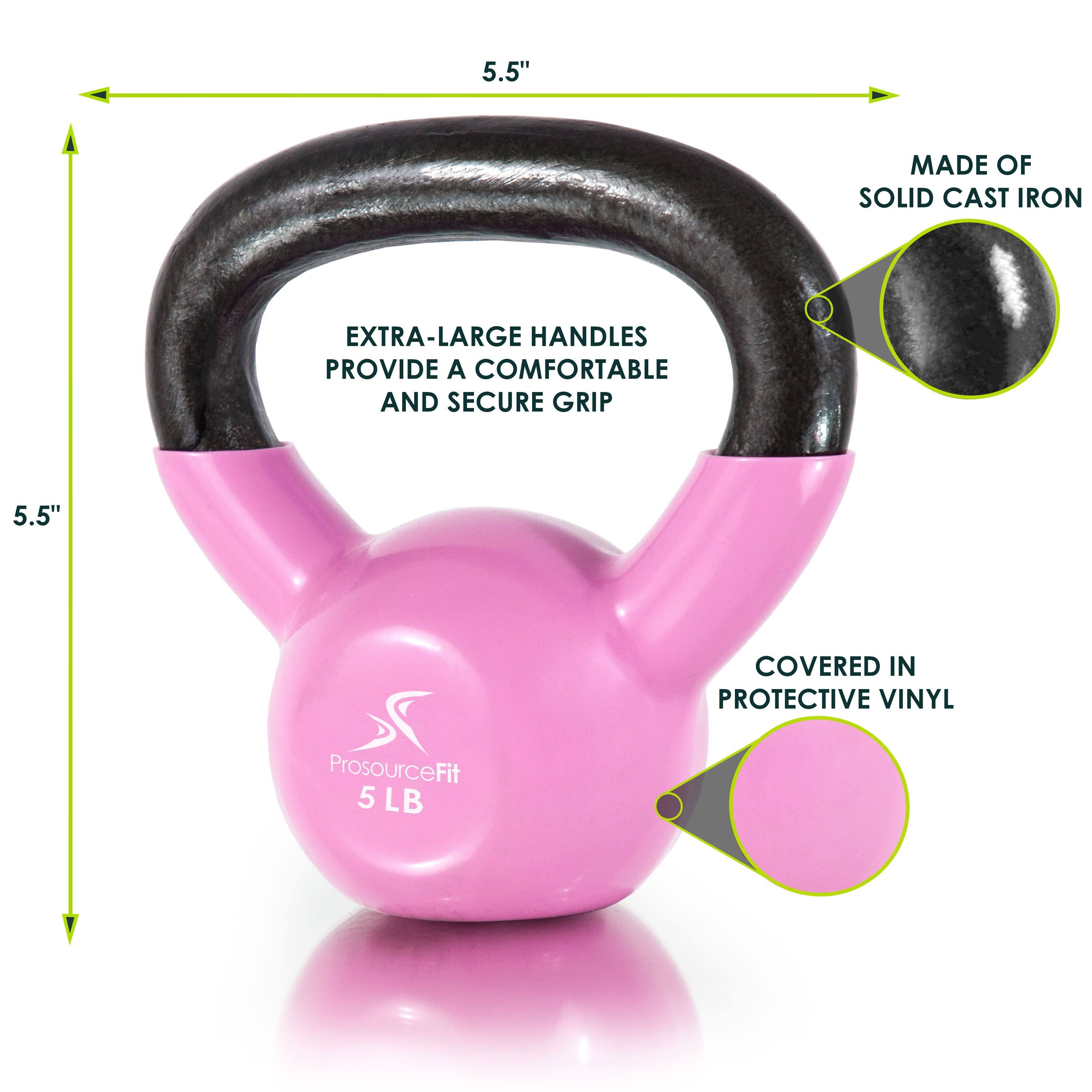 Vinyl Coated Cast Iron Kettlebells 45 lb