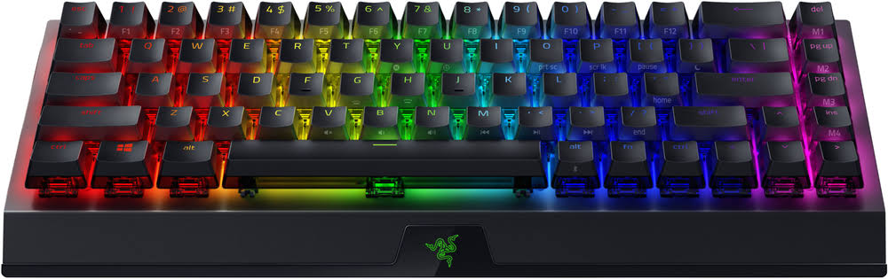 Razer - BlackWidow V3 Mini Hyperspeed Phantom Edition 65% Wireless Mechanical Green Switch Gaming Keyboard - Black