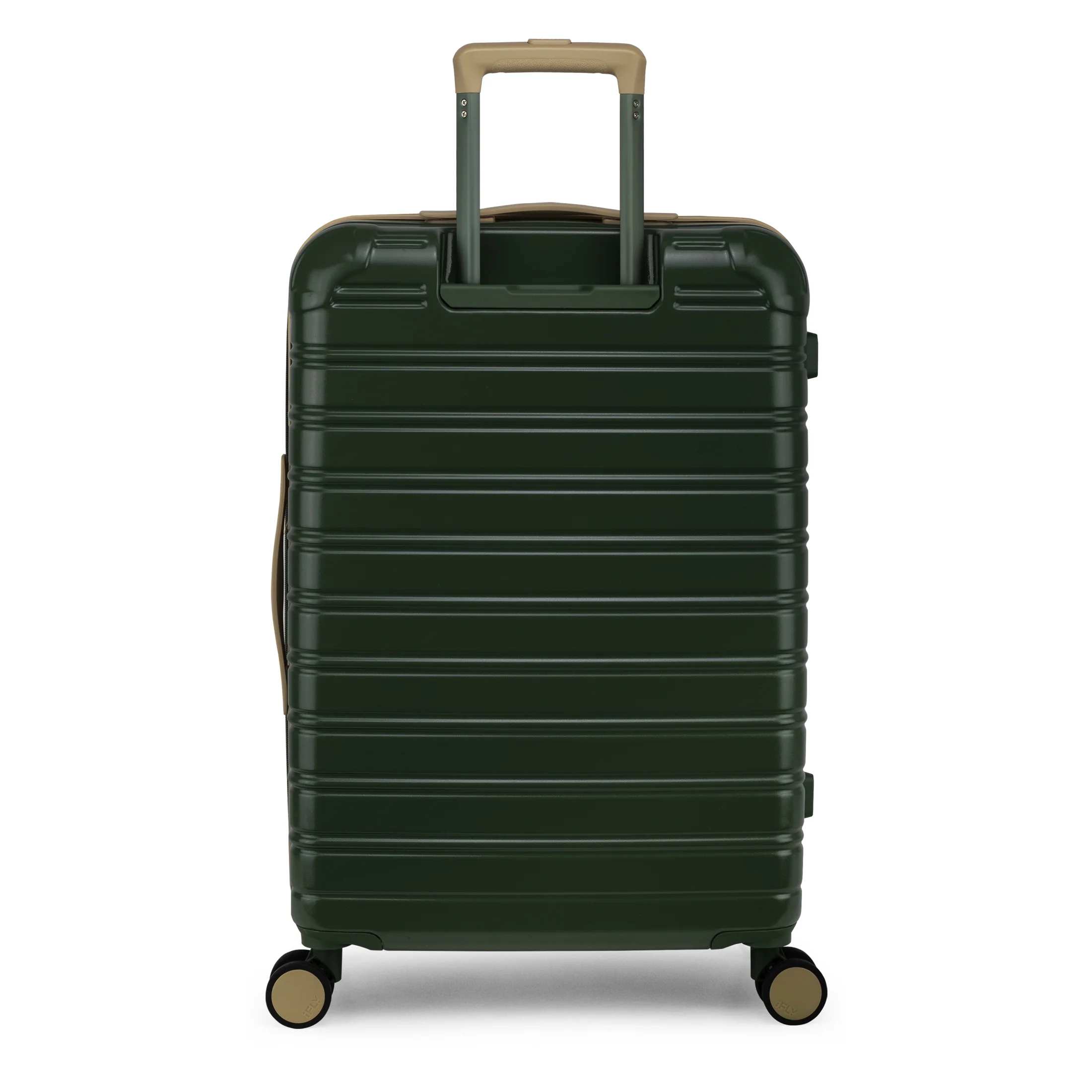 iFLY Hardside Fibertech Limited Edition Collection 2-Piece Set, 20" Carry-on and 28" Checked Luggage, Evergreen